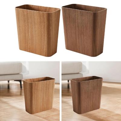 Rubbish Bin Recycle Bin Rubbish Basket Rustic Garbage Waste Bin Portable Waste Basket for Laundry Bathroom Office Kitchen Home