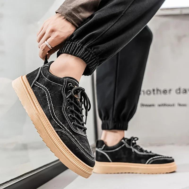 

Popular Lightweight and Comfortable Running Shoes Breathable Mesh Thick Soled Fashion Shoes Men s Casual Sports Fashion Shoes 44 чёрный