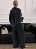 "2026 European & American Casual Cotton-Linen Two-Piece Set: Loose Long-Sleeved Shirt & Pants”