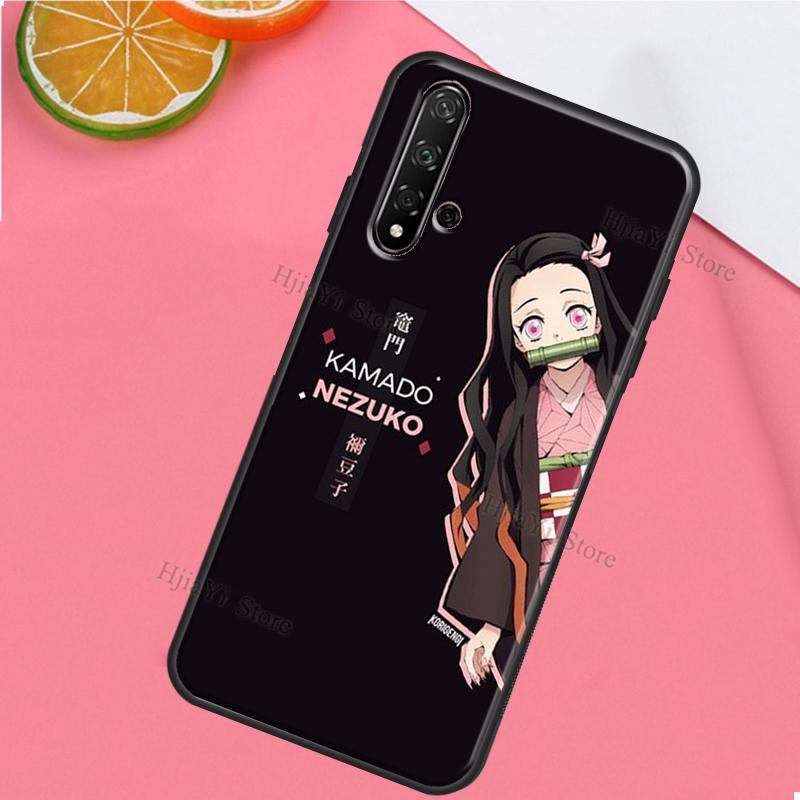 

Чехол Demon Slayer Kamado Nezuko для Huawei Nova 5T P Smart 2019 2021 Mate 20 P40 Lite P30 P20 Pro Honor 10i 8X 9X 8A Huawei P20 Lite