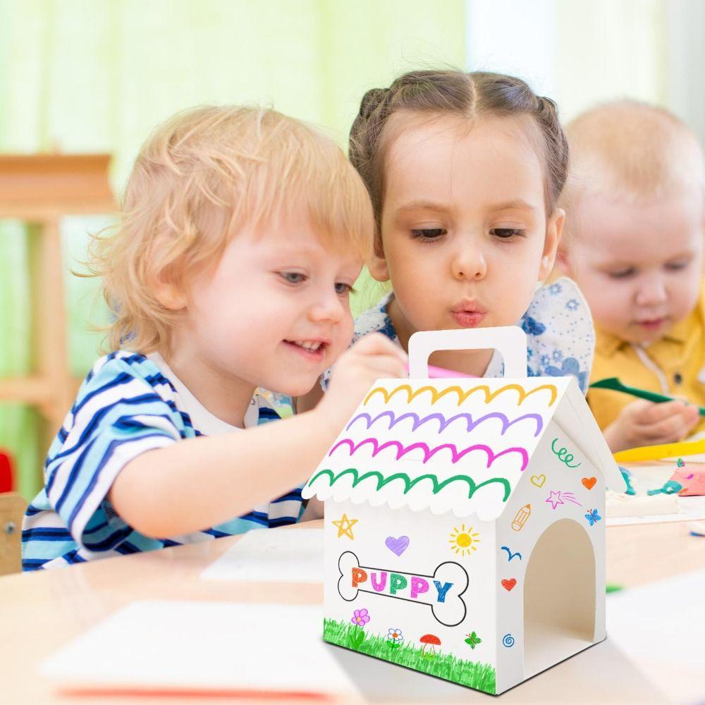 Miniature Boxes Gift Boxes Foldable Dog House Shaped Boxes Treat Gift Boxes Wedding Festival