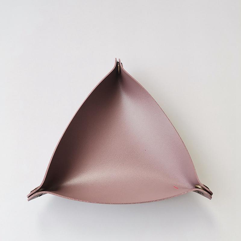 PU Leather Basket Hallway Desktop Storage Dining Tray Cosmetic Leather Tray Box Creative Jewelry Sundries Key Storage