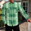 Men's Basic Long Sleeve Shirt with Two Pockets