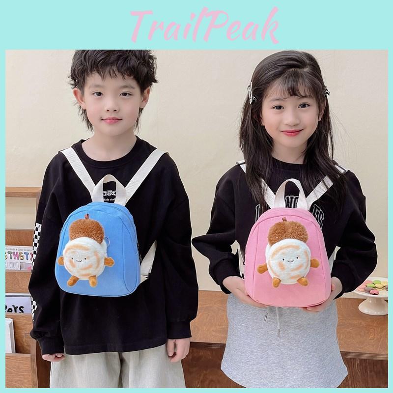Cartoon Nylon Kindergarten Backpack Plush Doll Unisex Kid Schoolbag Fashion