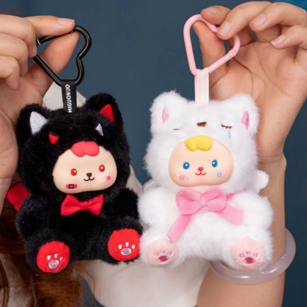 

Big Eyes CP Pendant Plush Toys Sitting Posture Angels and Demons CP Pendant Couple Style 2