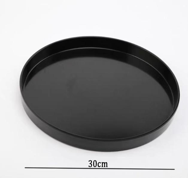 Nordic Round Jewelry Tray Living Room Kitchen Household Decoration Cosmetic Sundries Storage Tray