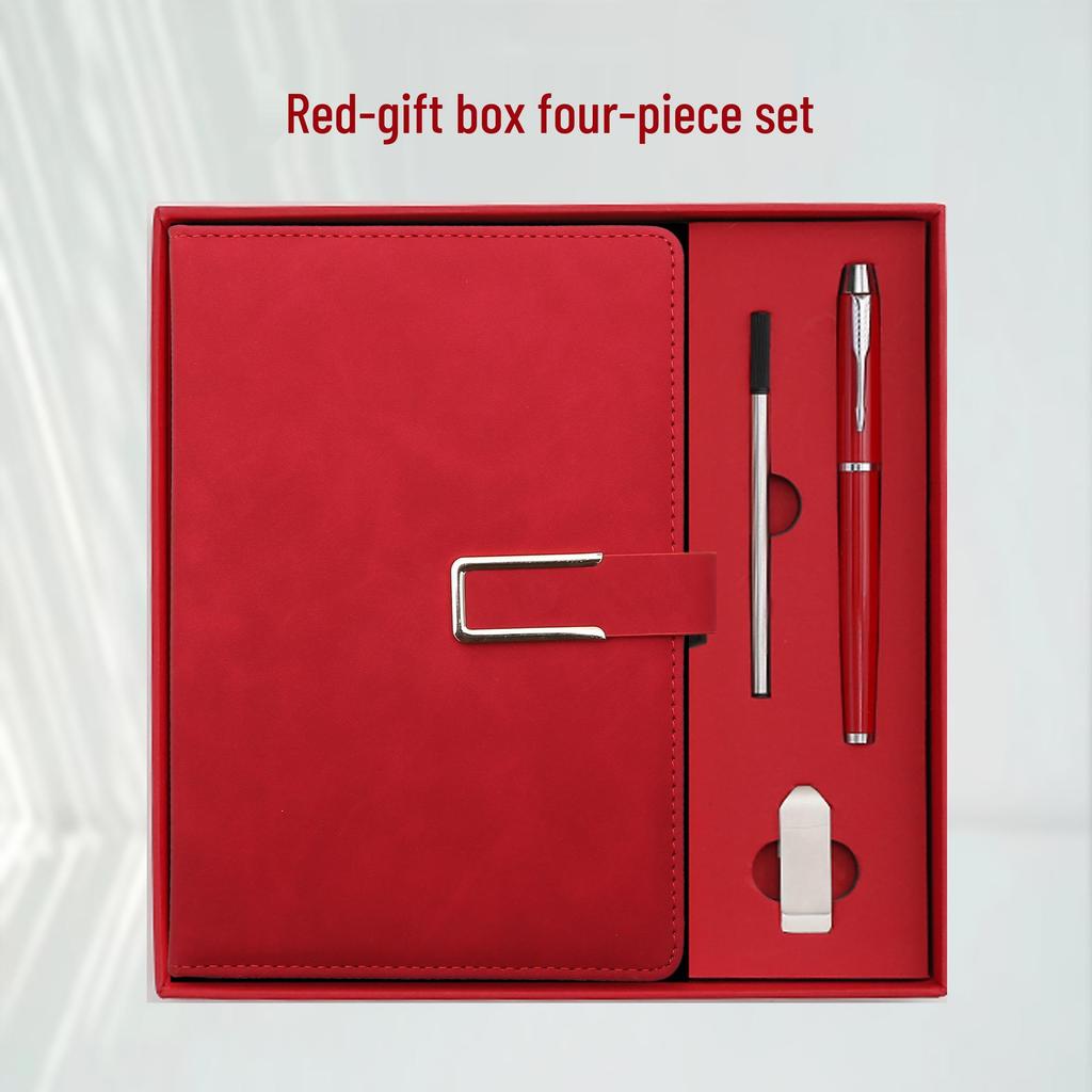 Notizbuch A5 mit individuellem Logo Geschenkset für Geschäft & Meetings