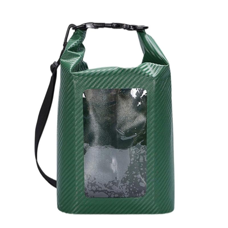 Splashes Proof Dry Bag With Transparents Window Durability Waterproofed Pouches for Fishing Snorkeling Trip