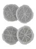 4-Pack Filter Activated Carbon Filter Home Air Cleaning 4 Pack Activated Carbon Filters Carbon Air Filter Plastic Bottom Filter