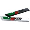 AES1  Alloy Car Front Grille Badge Rear Trunk Sticker Emblem for Skoda VRS Logo Kodiaq Karoq Tour RS Superb Octavia Yeti Fabia Rapid