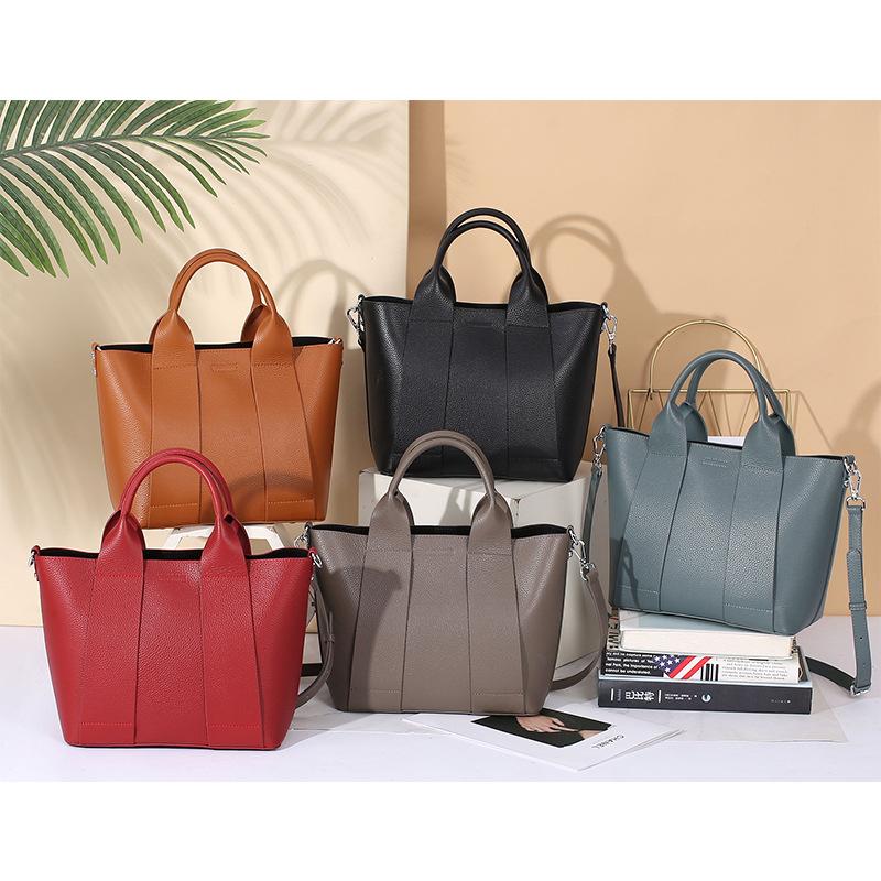 Retro cross-body single shoulder large capacity leather women's bag bags and bags