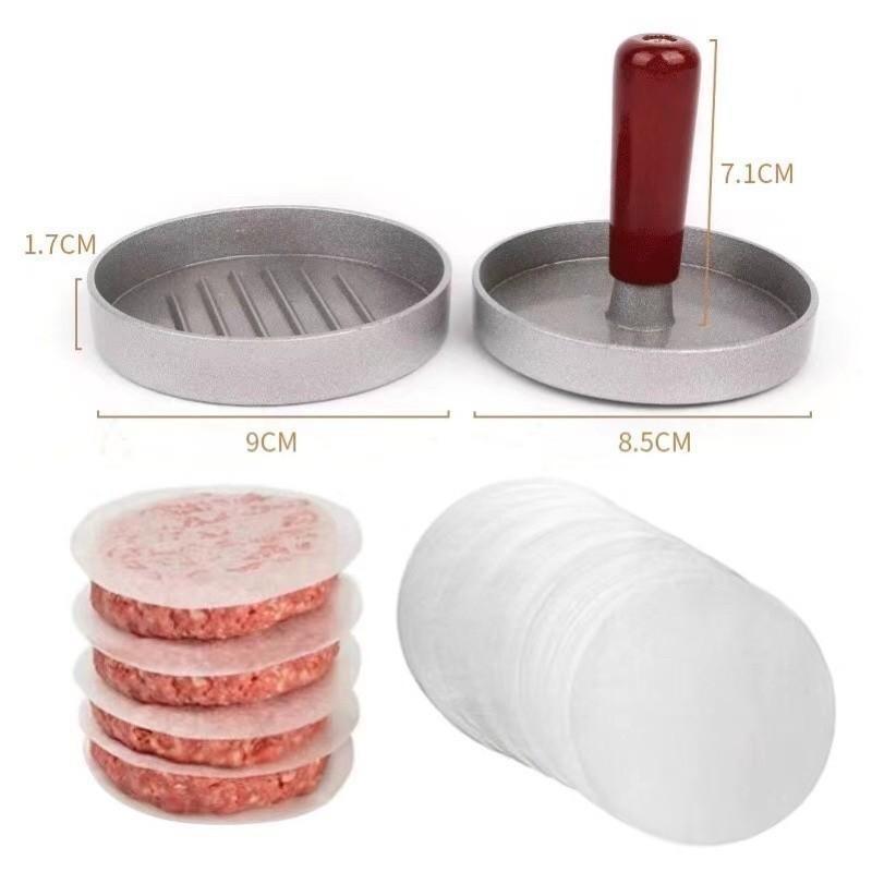 Haushalt Lebensmittel Form Küche Gadgets Runde Hamburger Form BBQ Hamburger Fleisch Presse Aluminium Legierung