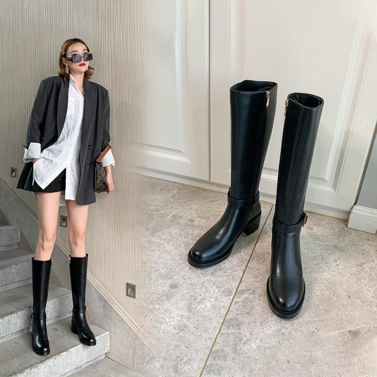 Mujer Botas Largas Tacón Botas Clásicas Botas de Cuero Vestido unisex Fiesta  Zapatos de Baile comprar a buen precio — entrega gratuita, reseñas reales  con fotos — Joom