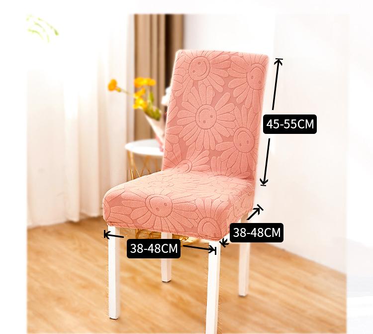 Stuhlhussen Rückenlehne ein dickes Jacquard Stuhlhussen Vier Jahreszeiten universell Hochelastisch Zerlegbar und waschbar