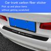 New Car Door Sill Plate Sticker Anti-scratch Strip Trunk Protection Decals For VW Polo Beetle Passat Bora Touran Golf Jetta zl9