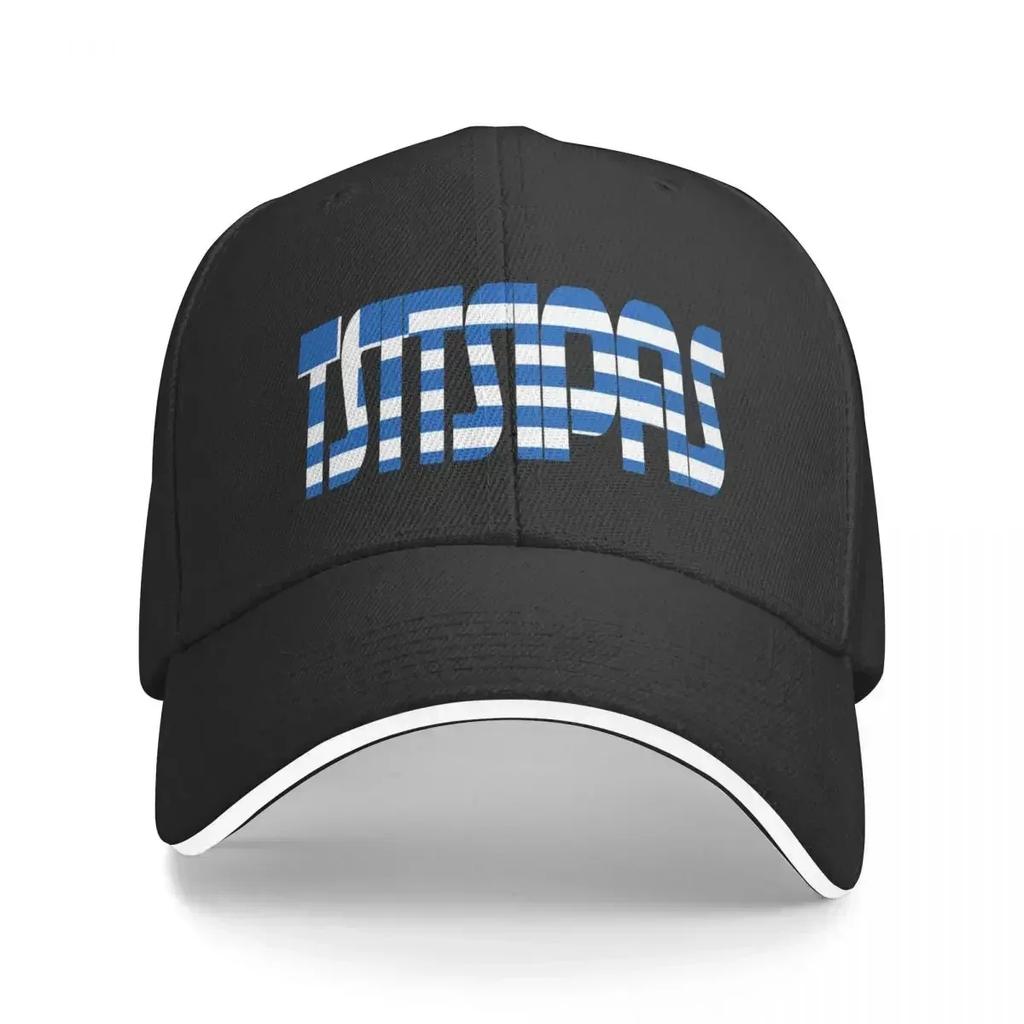 Team tsitsipas rounded Baseball Cap Rugby Golf Wear western Hat Men Luxury Brand Women's