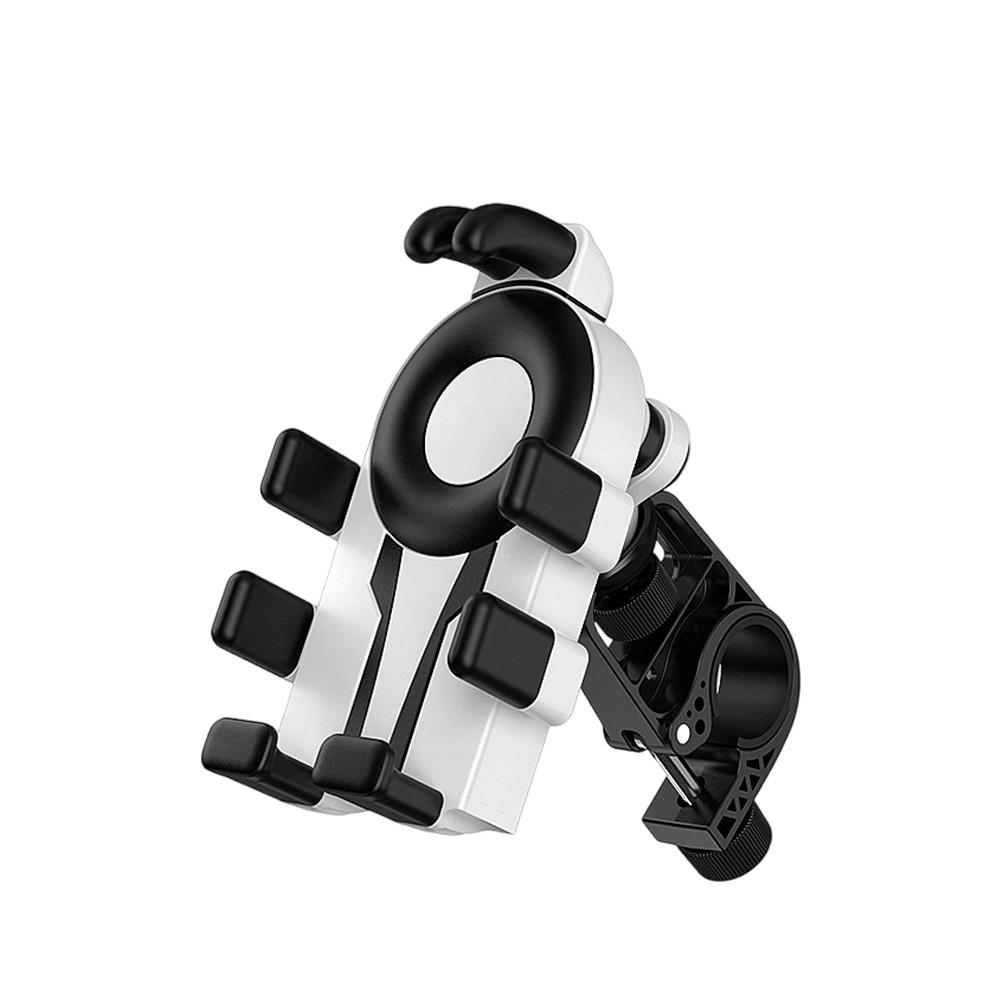 Universal Anti-Shock Motorcycle Phone Mount Vibration Dampening Handlebar Holder for Bicycle GPS Navigation Grip Adjustable