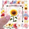 35-100pcs Natural Plant Flowers Stickers For Waterproof Diy Decorative Stickers For Mobile Phone Case Luggage Skateboard