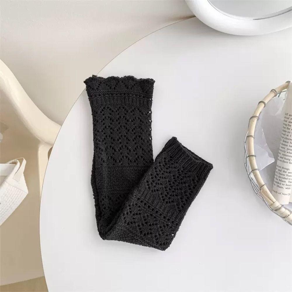 Y2k JK Calf Long Socks Lolita Knit Knee High Socks Simple Mid-tube Stocking  Women