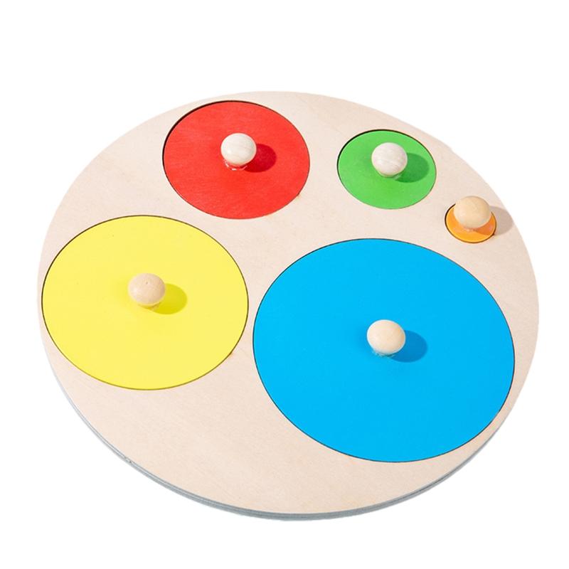 

Creative Board Puzzle Toys Color Matching Memory Jigsaw Brain Educational Thinking Game Nail Board Kids T 1