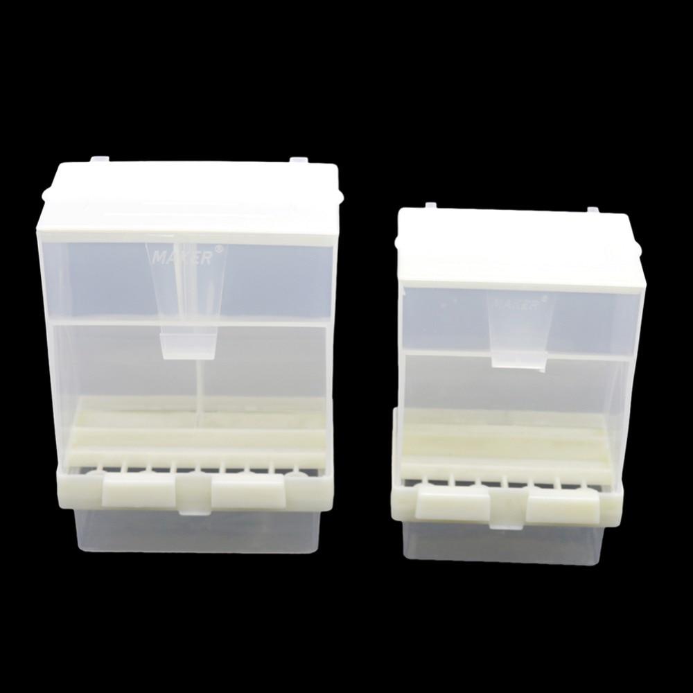 1Pcs Haustier Vogel Prävention Splash Lebensmittel Behälter Papagei Hängen Automatische Feeder Vogel Feeder Starling Tiger Haut Pfingstrose