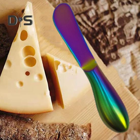 Stainless Steel Cheese Cutter Butter Jam Spreader Cream Cutter Utensil Multifunctional Bread Slicer Kitchen Gadget for Charcuterie Boards