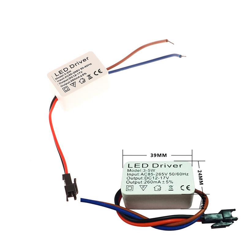1PC 1-3W 3-5W 4-7W 8-12W12-18W 18-24W LED Driver Light Transformer Constant Current Power Adapter Lamp Strip LED Driver Power
