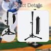 Adjustable And Foldable Baseball Training Equipment for Improving Hitting Accuracy. Softball Batting