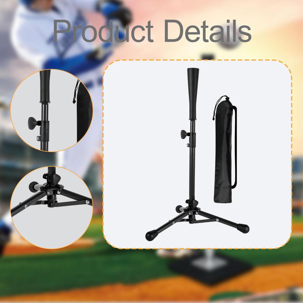 Adjustable And Foldable Baseball Training Equipment for Improving Hitting Accuracy. Softball Batting