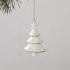 Ceramic Crafts Christmas Ceramic House Pendant Painting Pendant Ornament  Merry Christmas Party