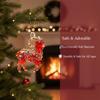 Flat Acrylic Christmas Sheep Ornament Cute Lamb Hanging Pendant for Xmas Tree Holiday Party Home Decoration