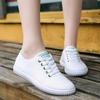 Breathable White Mesh Flat Shoes for Women - Summer Korean Style