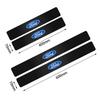 4Pcs Car Door Sill Carbon Fiber Badges Protector Stickers for Ford Explorer Focus 2 3 4 MK2 MK3 MK5 Fiesta MK7 Mondeo MK4 Fusion