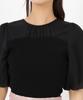 Mishmash Balloon Short Black Women's Knit/Sweater, Bustier, Layered, Versatile, Sleeve,