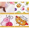 56pcs Mixed English Inspirational Cartoon Sticker Good Job Excellent Cute Animal Stickers Funny Punny Rewards Sticker