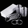 46mm Coin Protective Case Capsules Organizer Storage Box with Adjustable Pad
