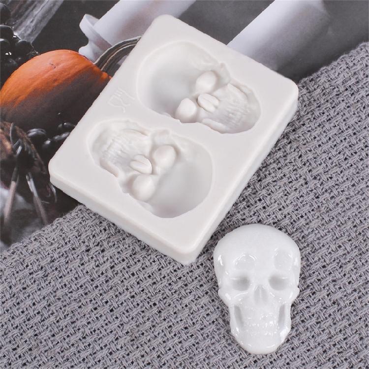 Silicone Baking Molds Detailed Skull Shaped Cake Moulds DIY Chocolate Mould