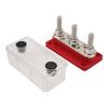 Power Distribution Terminal Block 12‑48V 300A Battery Bus Bar for Cars Trucks RVs Marine Boats Solar System Red