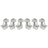 Musiclily Pro R18K L3R3 Locking Gear for Chrome Tuners, 181 Ratio, Half-Moon Button, 90-Degree Screw, Acoustic/Electric Guitars,