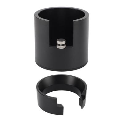 Coffee Portafilter Holder with Dosing Funnel 58mm Aluminum Alloy Round Coffee Machine Portafilter Tamping Stand for Home Bar