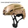 Lowa Xun Tactical Mountaineering Helmet - Lightweight Military Fan Helmet for CS