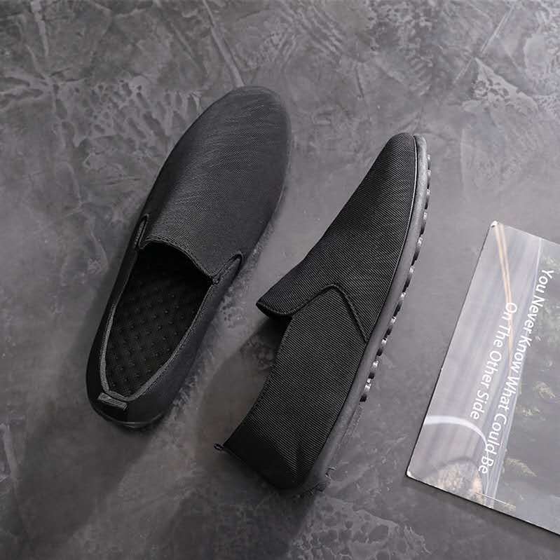 Men's Shoes Soft-soled Shoes One-pedal Lazy Doudou Casual Shoes Low-top Shoes Spring and Summer Flat-soled Overshoes