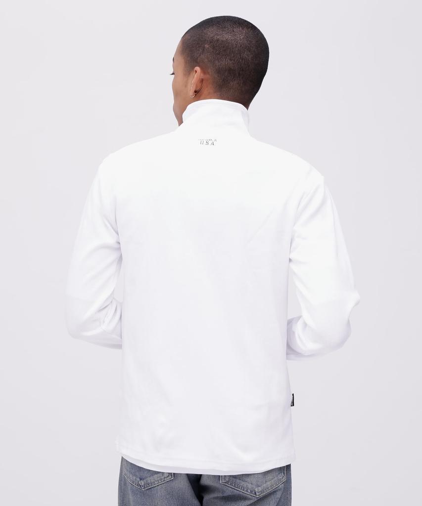 AVIREX DAILY STAND ZIP RIB JACKET 6153642 XL white