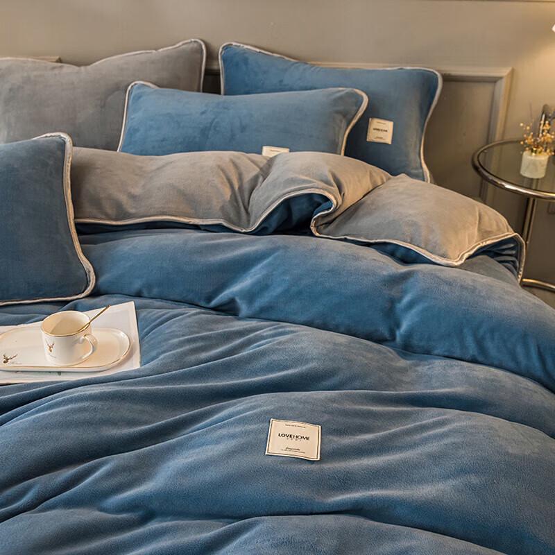 Hengyuanxiang Thickened Flannel Bedding Set