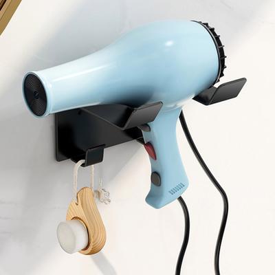 Hair Dryer Stand Wall Mount Storage Holder Strong Load-bearing Waterproof Easy Installation Universal Hair Dryer Rack Bathroom Storage Organizer
