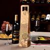 Borsa regalo in pelle per bottiglie di vino singole o doppie