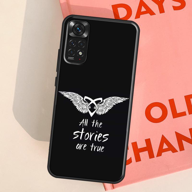 Shadowhunters TV Clary Fray Jace Case For Redmi Note 12 11 Pro Cover For Redmi Note 10 9 8 Pro 9S 10S 11S 12S 9C 10C 12C
