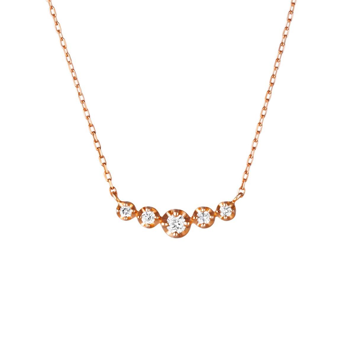 

Намисто Yondo Diamond K10 Рожеве золото 151446123114 canal4℃ (Морський канал) (PG)