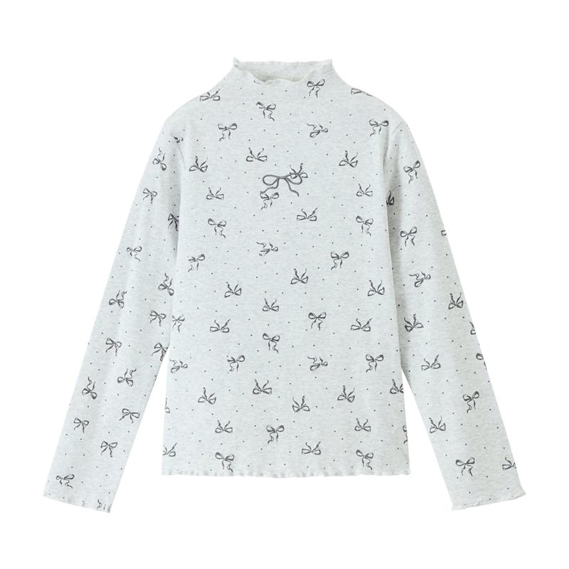 ASK JUNIOR Girls' Printed Long Sleeve T-Shirt