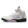 Adidași bărbați Air Jordan 5 Retro Medium Soft Pink Alb Negru HQ7978-102
